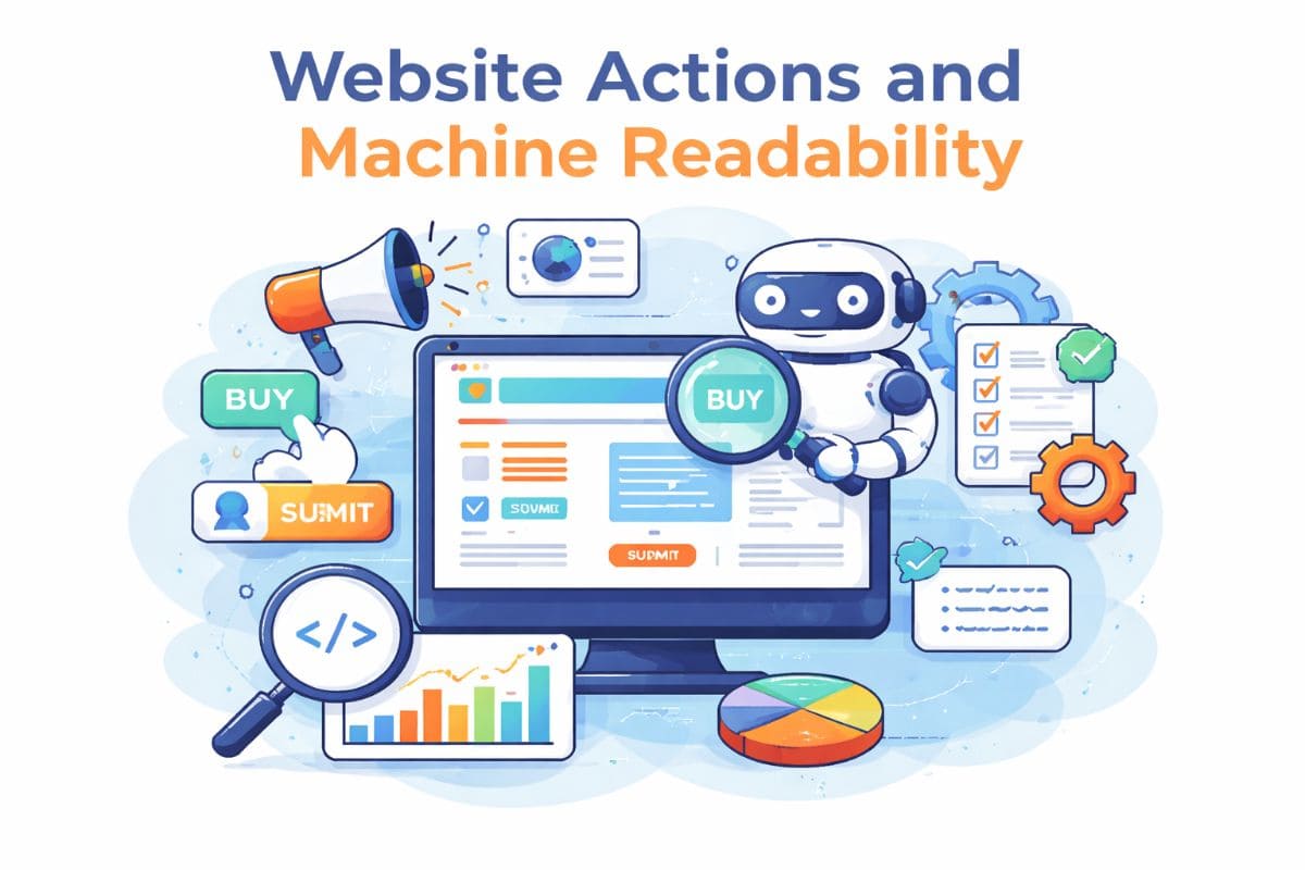 Website Actions and Machine Readability