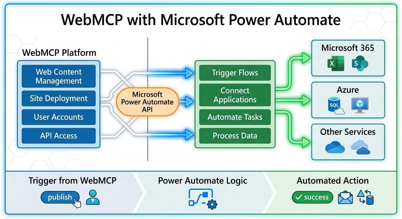 Using WebMCP with Microsoft Power Automate